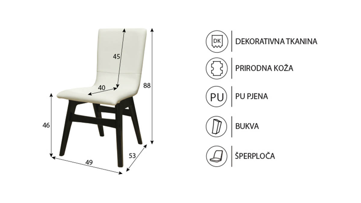 Pinija stolica 7